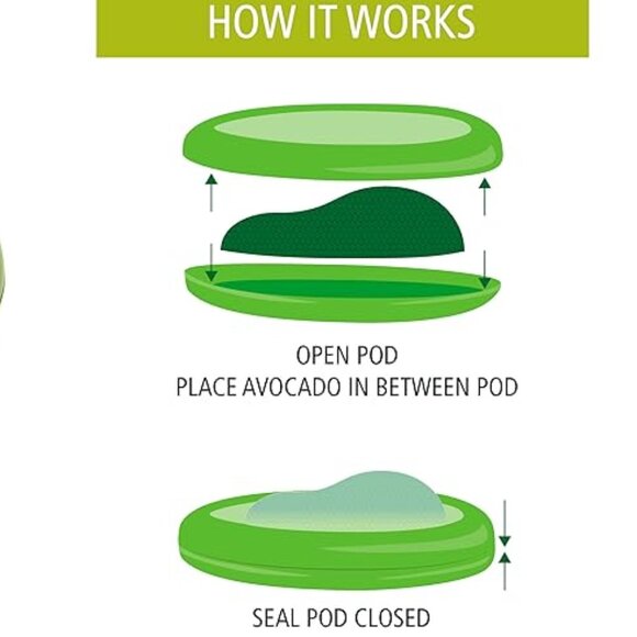 Joie Avocado Pod Silicone Stretch Cover - Picture 3 of 4